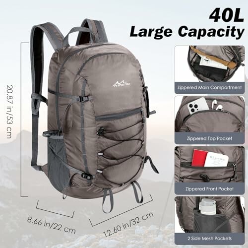 MoKo Wanderrucksack 40L