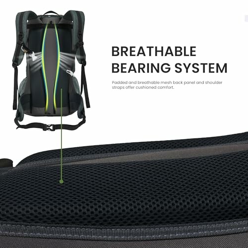 Rucksack mit atmungsaktivem Tragesystem