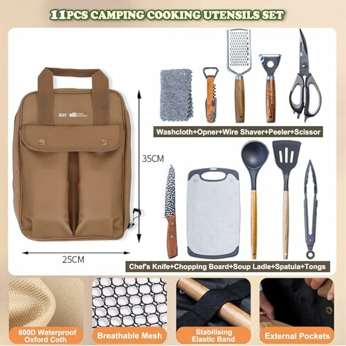 Sadodo Camping Küchenhelfer Utensilien Set