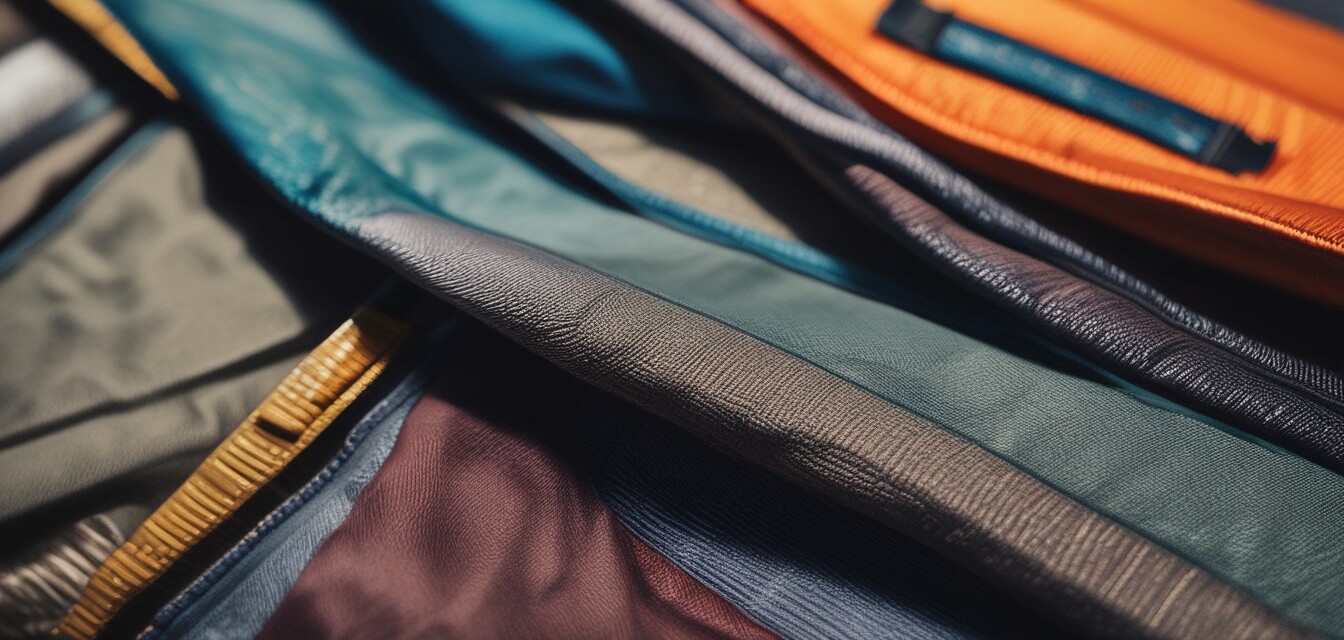 Materialien von Tagesrucksäcken