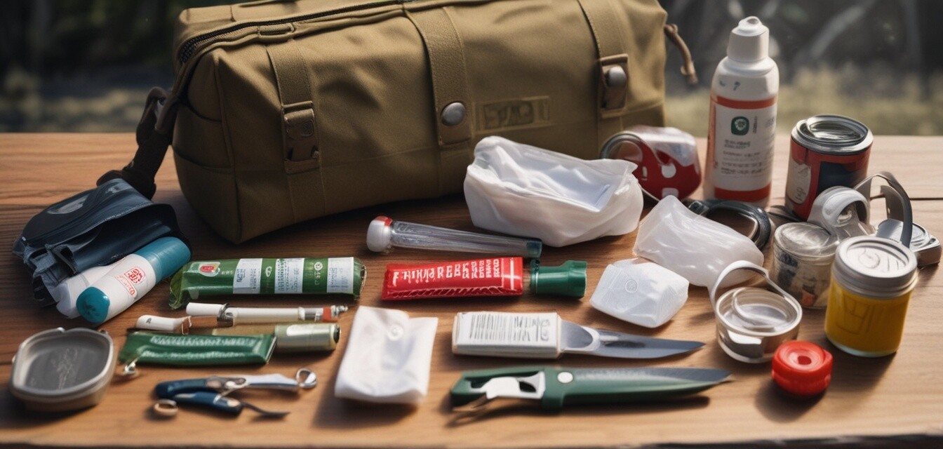 Notfallsets und Sicherheitsausrüstung