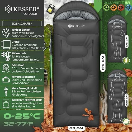 KESSER® Schlafsack Outdoor