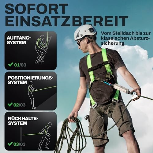 FLG Safetytec Fallschutz Komplettset