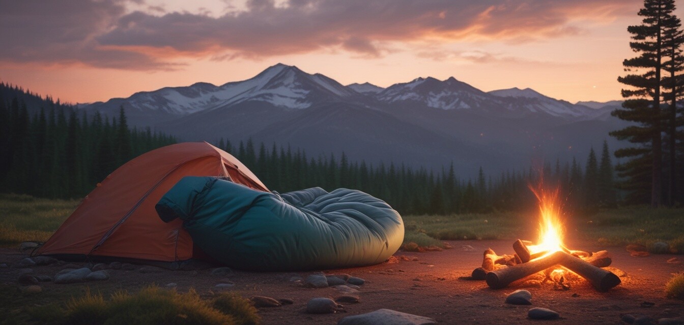 Comfortable outdoor sleeping arrangement